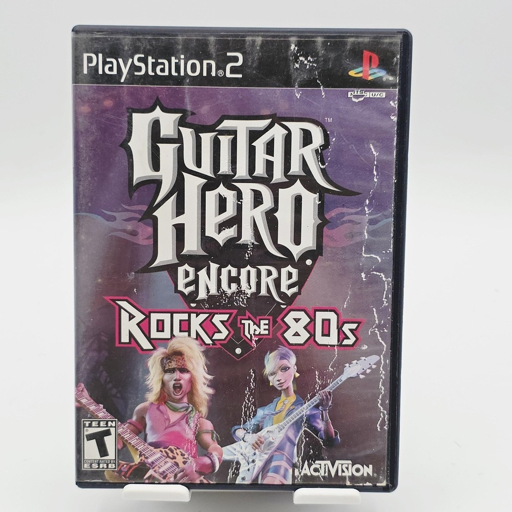 Guitar Hero Encore Rocks The 80s Sony PlayStation 2‎ PS2 Video Game Complete Y2K